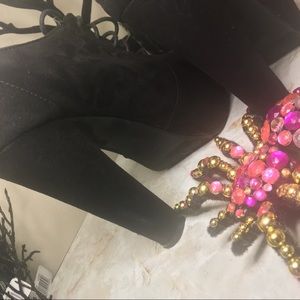 Witchy Goth Ankle Boot